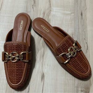 Arezzo‎ Evie Woven Mules Size 7